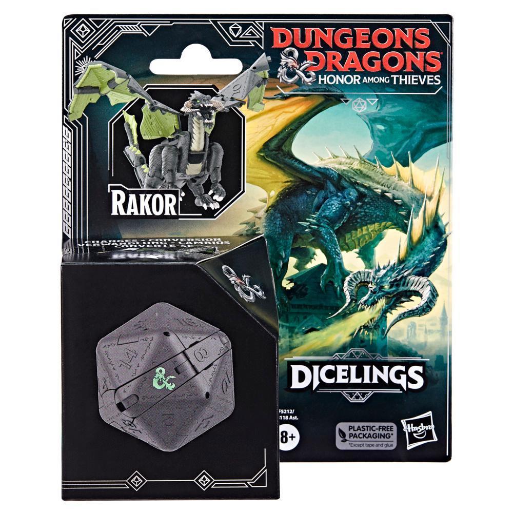 Dado D20 de Dungeons & Dragons Dicelings gigante se torna um Dragão Negro - Rakor - F5212 - Hasbro product thumbnail 1