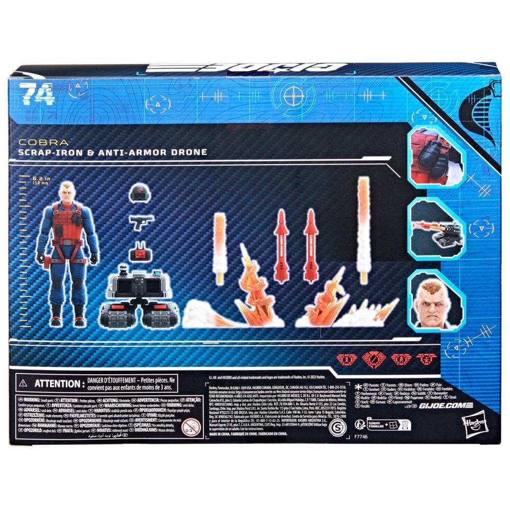 Figura G.I. Joe Classified Series - 15 cm com Acessórios Temáticos - Sucata de Ferro e Drone Anti-Armor - F7746 - Hasbro product thumbnail 1