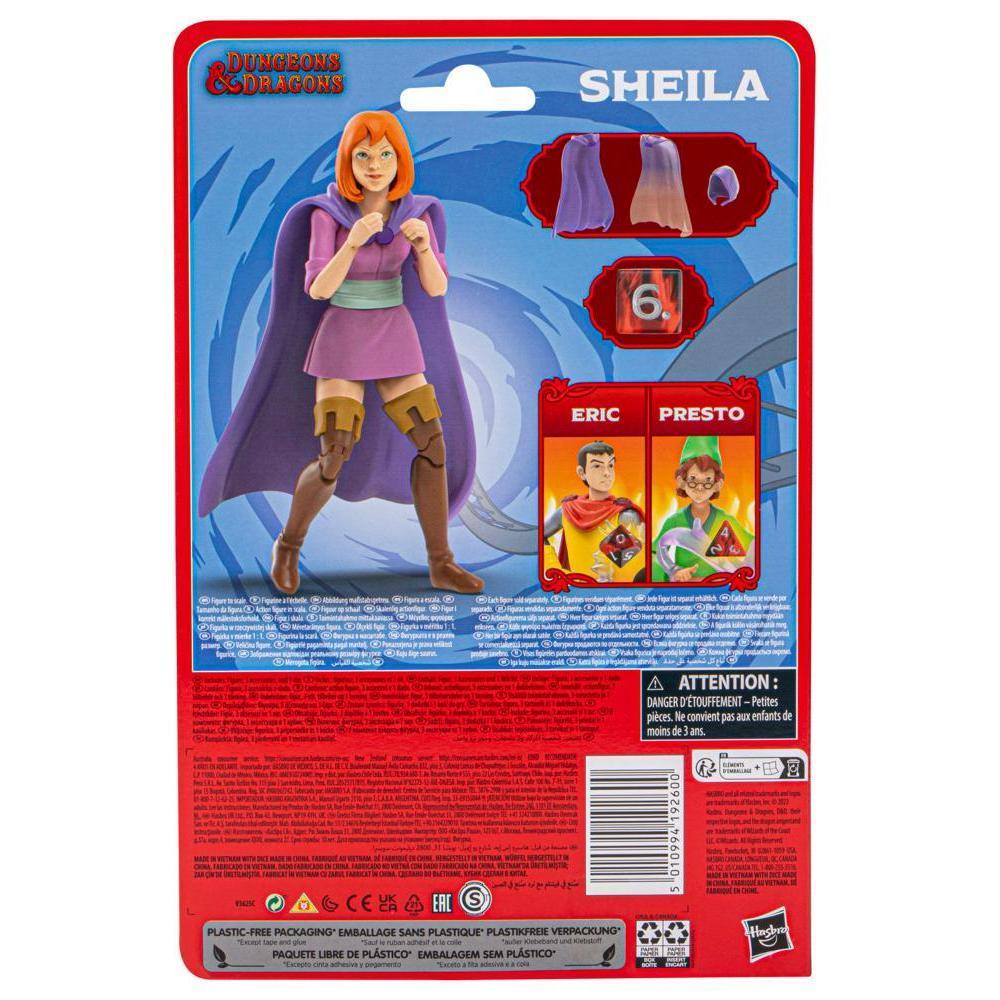 Figura Dungeons & Dragons Cartoon Classics - 15 cm com acessórios - Sheila - F4878 - Hasbro product thumbnail 1