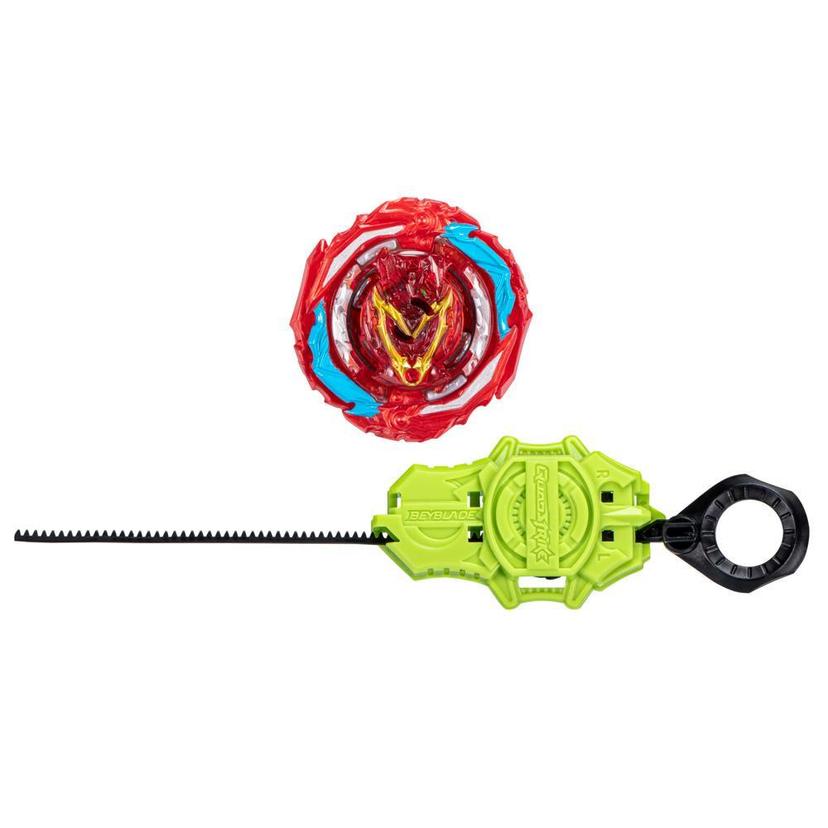 Pião e Lançador Beyblade Burst QuadStrike - Kit inicial Beyblade Burst QuadStrike - Zeal Achilles A8 - F6806 - Hasbro product image 1