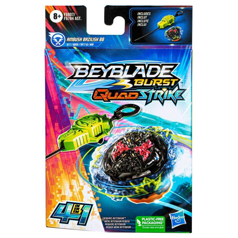 Beyblade Burst QuadStrike Ambush Bazilisk B8 Kit Inicial product image 1