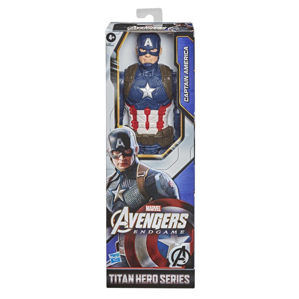 Boneco Marvel Avengers Titan Hero, Figura de 30 cm Vingadores - Capitão América - F1342 - Hasbro product thumbnail 1