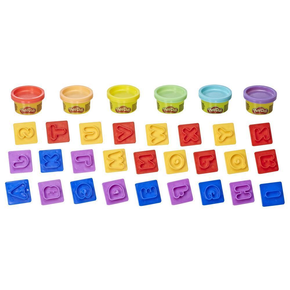 Conjunto Massa de Modelar Play-Doh Kit de Letras, com 6 Cores de Massinha - E8532 - Hasbro product thumbnail 1