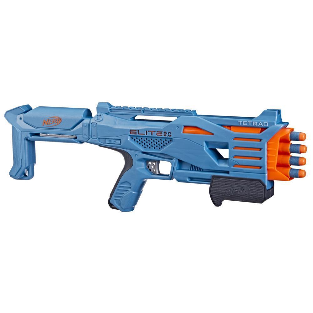 Lançador Nerf Elite 2.0 Tetrad Qs-4, Lança 4 Dardos ao Mesmo Tempo - F5026 - Hasbro product thumbnail 1