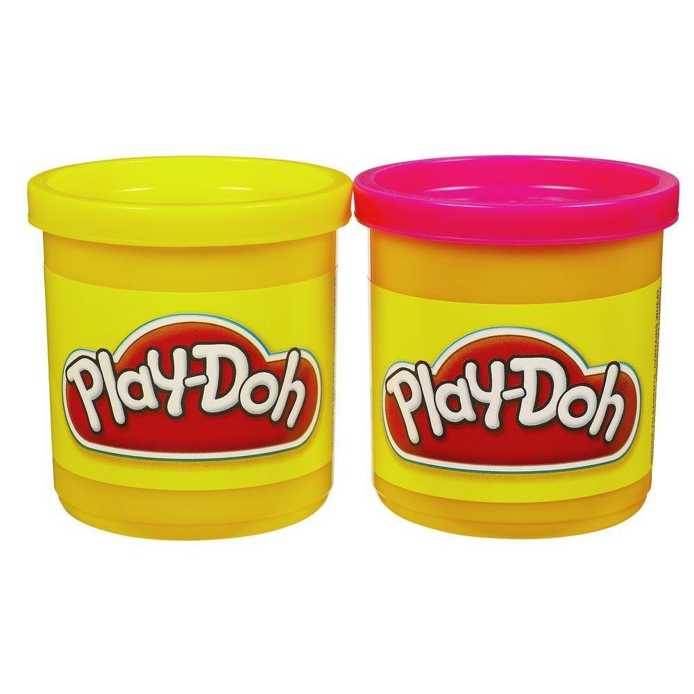 Набор игровой Плей-До 2 баночки желтый и красный PLAY-DOH 23658 - Play-Doh