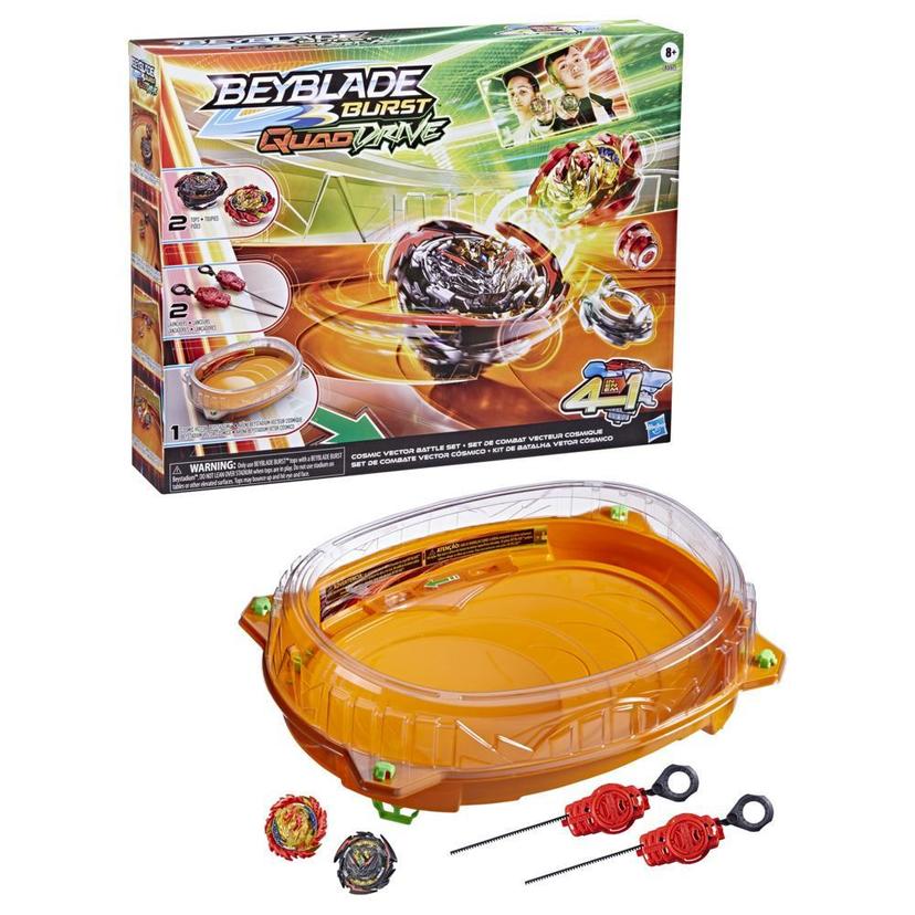 Набор игровой Бейблейд Бёрст Кводдрайв Космик Вектор Батл BEYBLADE Burst QuadDrive F3334 product image 1