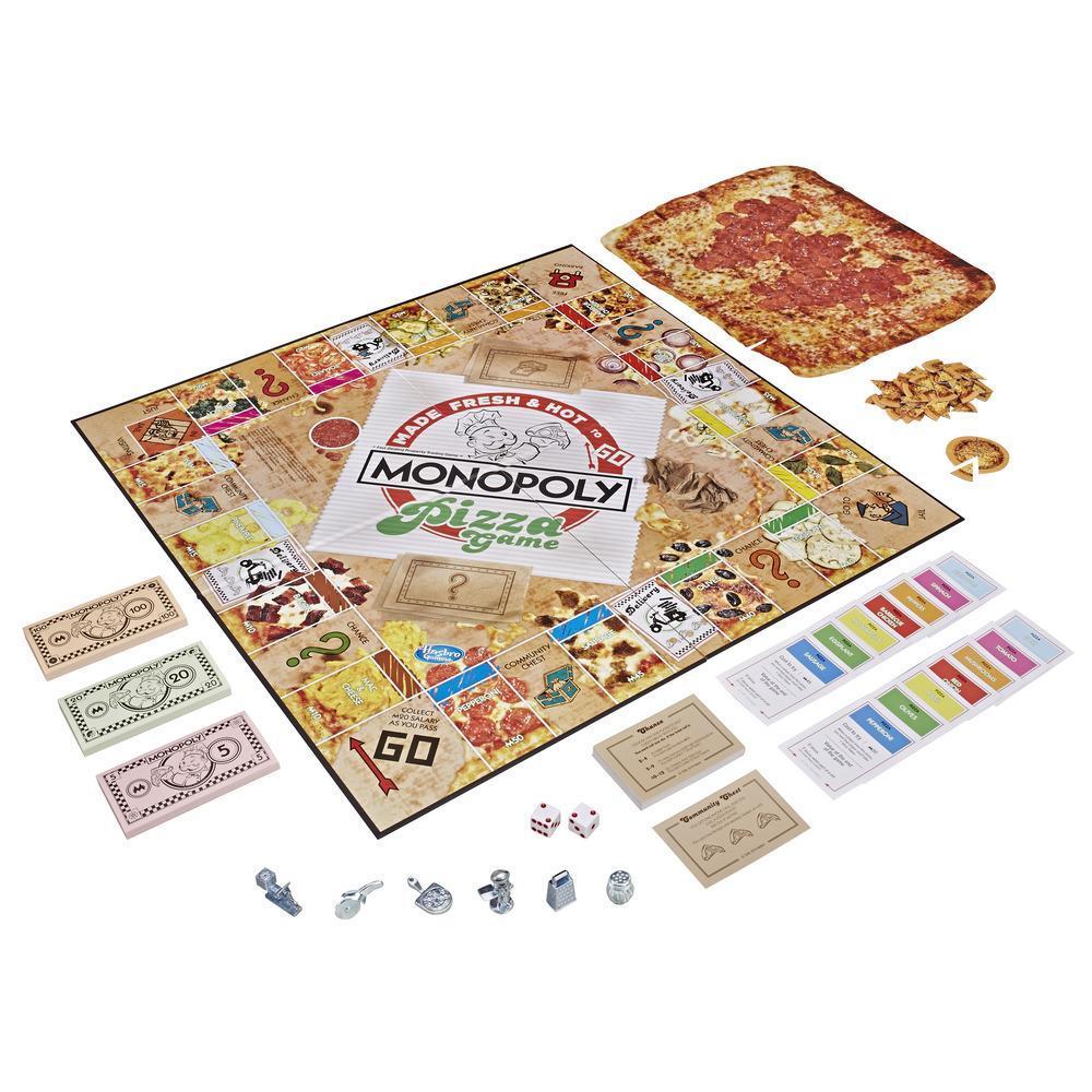 Monopoly Pizza Board Game/เกมกระดาน โมโนโพลี พิซซ่า สำหรับเด็กอายุ 8 ขวบขึ้นไป product thumbnail 1