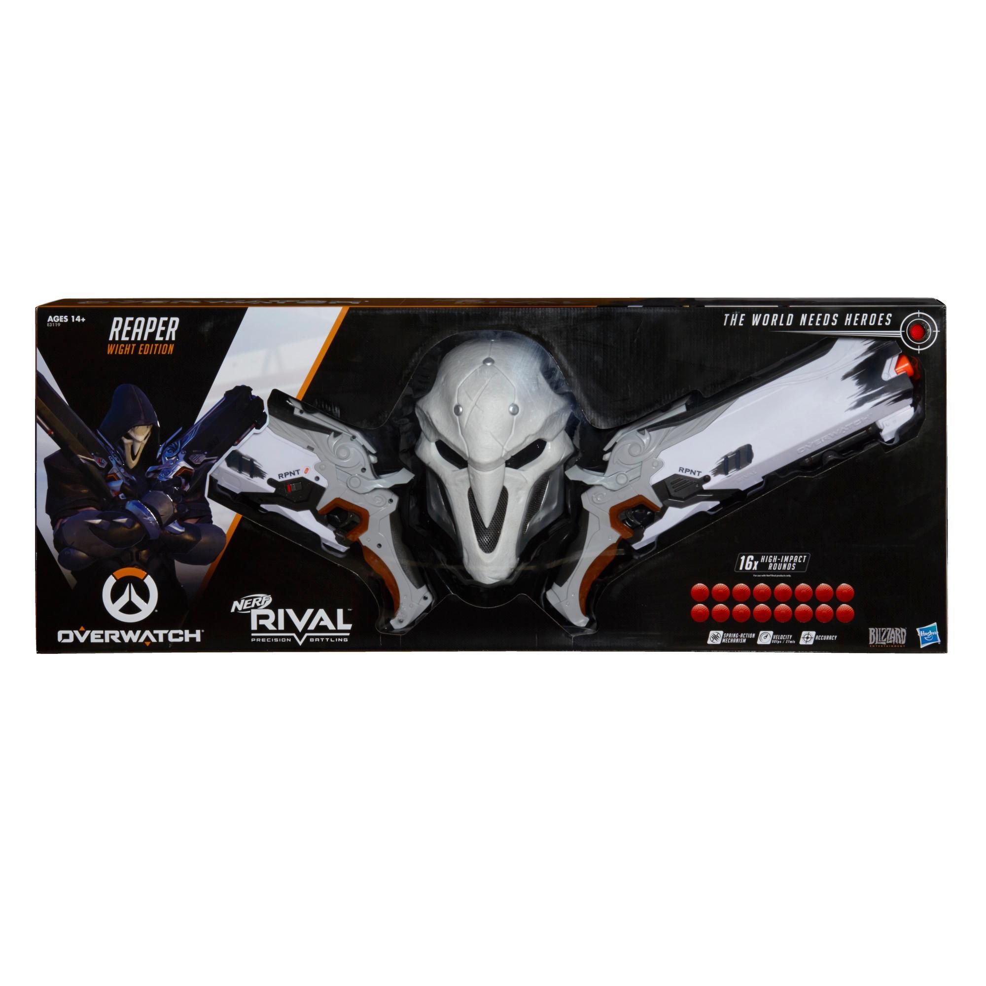 Overwatch Reaper (Wight Edition) Collector Pack with 2 Nerf Rival Blasters 1 Reaper Face Mask and 16 Overwatch Nerf Rival Rounds product thumbnail 1