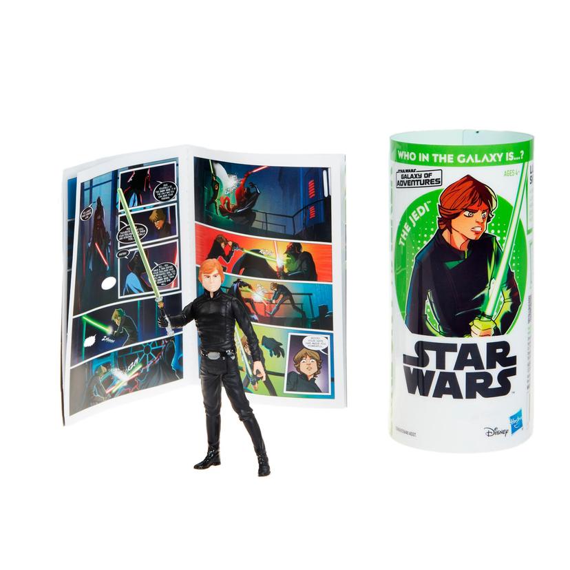 Star Wars Galaxy of Adventures Luke Skywalker Figure and Mini Comic product image 1