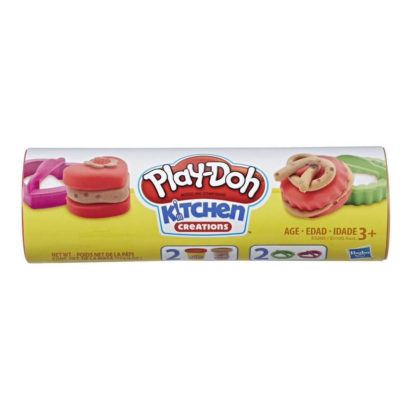 Play-Doh Cookie Canister Play Food Set with 2 Non-Toxic Colors (Chocolate Chip Cookie) product image 1