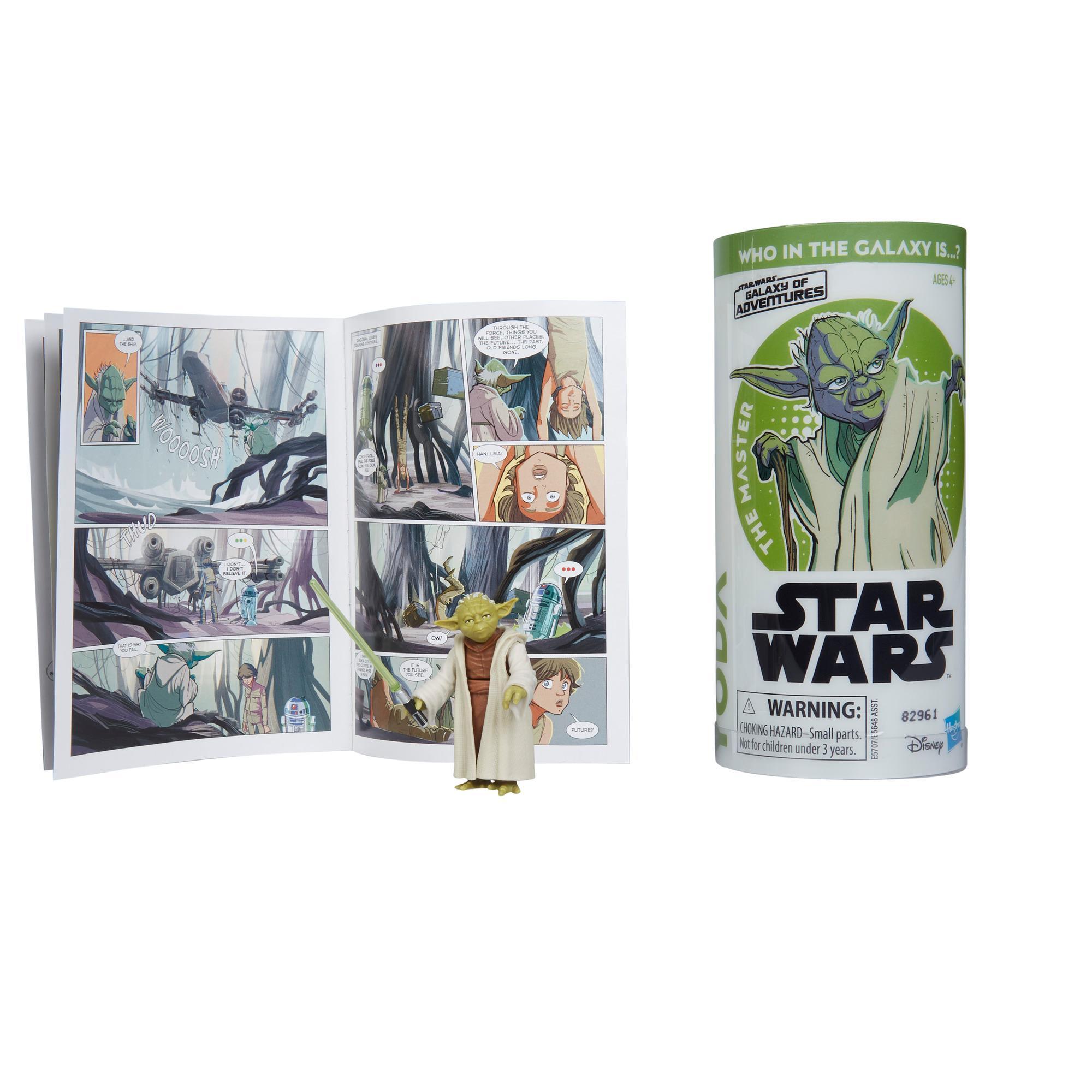 Star Wars Galaxy of Adventures Yoda Figure and Mini Comic product thumbnail 1