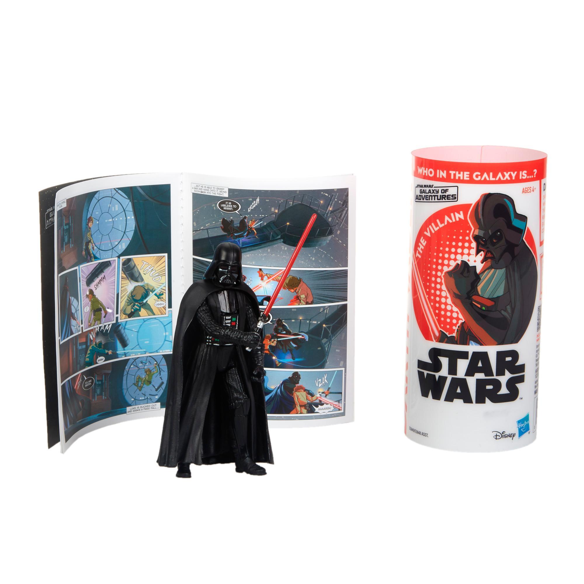 Star Wars Galaxy of Adventures Darth Vader Figure and Mini Comic product thumbnail 1