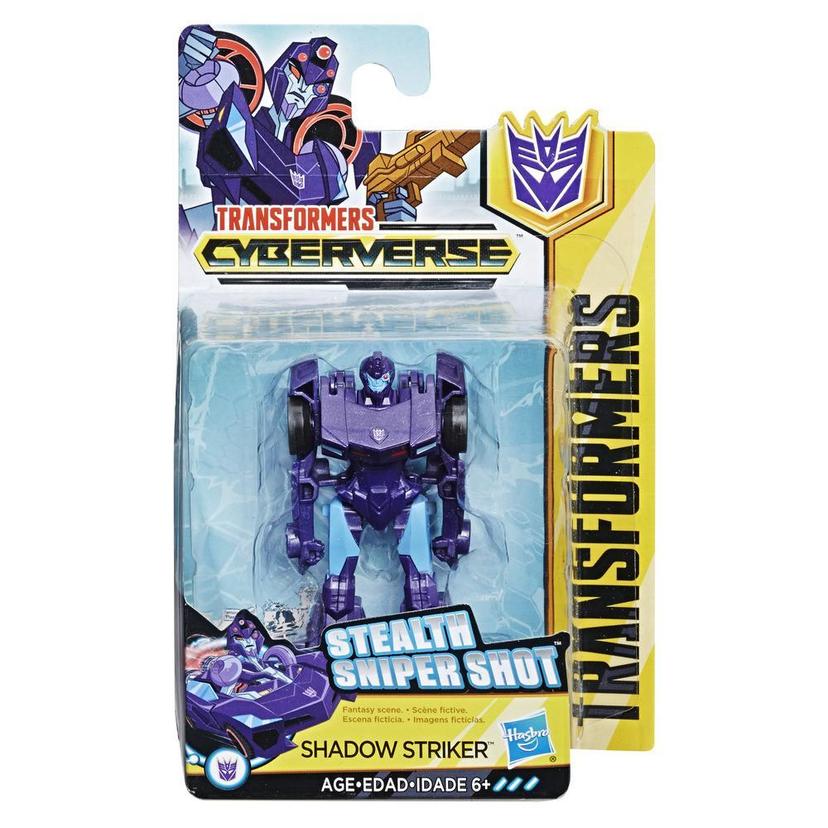 Transformers Cyberverse Action Attackers: Scout Class Shadow Striker Action Figure Toy product image 1