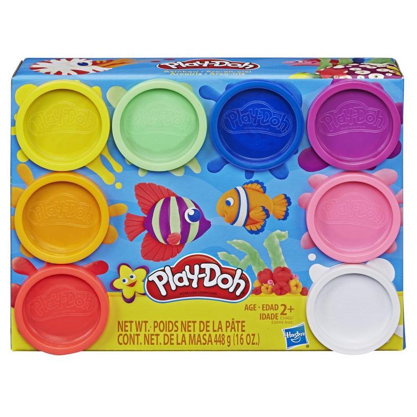 Play-Doh 8er-Pack Regenbogenfarben product image 1
