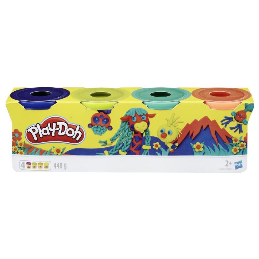 Play-Doh 4er-Pack Wild, 112g-Dosen product image 1
