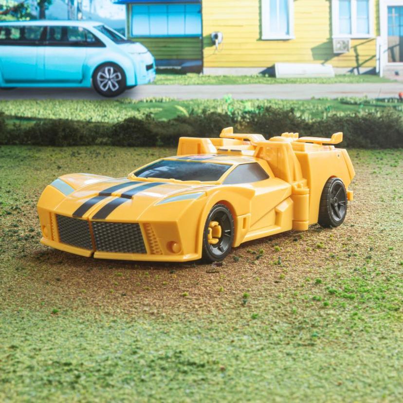 Transformers Spielzeug EarthSpark Spin Changer Bumblebee und Mo Malto Figur product image 1