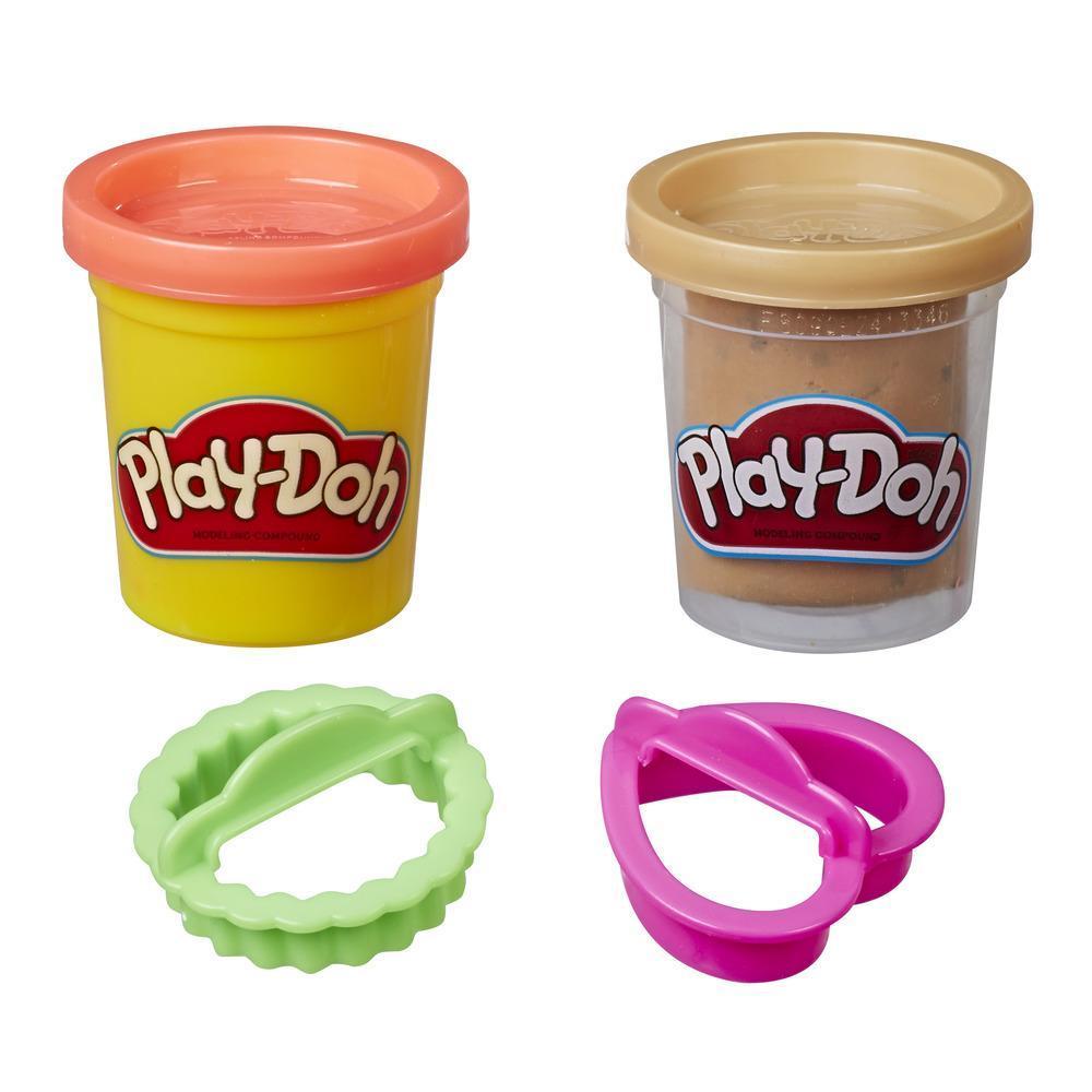 Play-Doh Cookie Canister Play Food Σετ με 2 Μη-Τοξικά Χρώματα (Chocolate Chip Cookie) product thumbnail 1