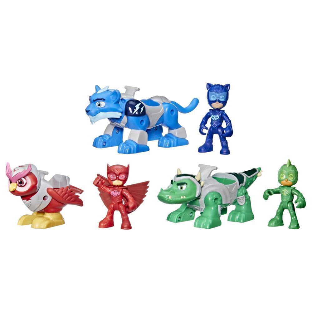 PJ Masks Animal Power Hero Animal Trio Preschool Toy, Action Figure and Vehicle Set for Kids Ages 3 and Up product thumbnail 1