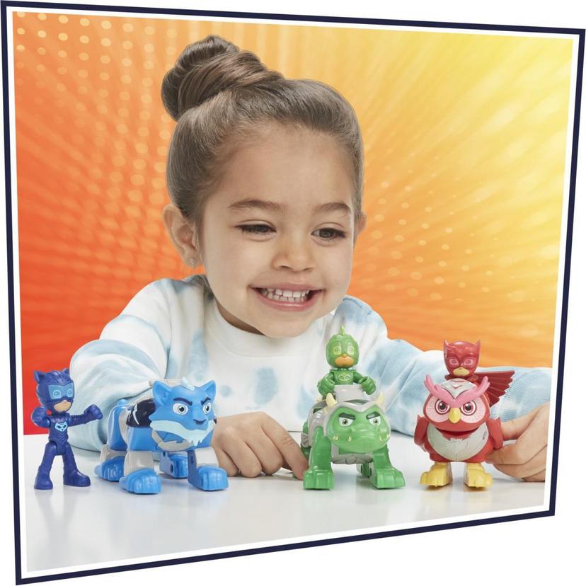 PJ Masks Animal Power Hero Animal Trio Preschool Toy, Action Figure and Vehicle Set for Kids Ages 3 and Up product image 1