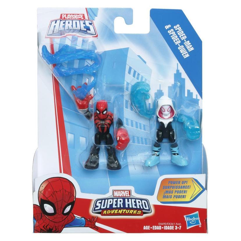 Playskool Heroes Marvel Super Hero Adventures 2-Pack, Collectible 2.5-Inch Spider-Man and Spider Gwen Action Figures product image 1