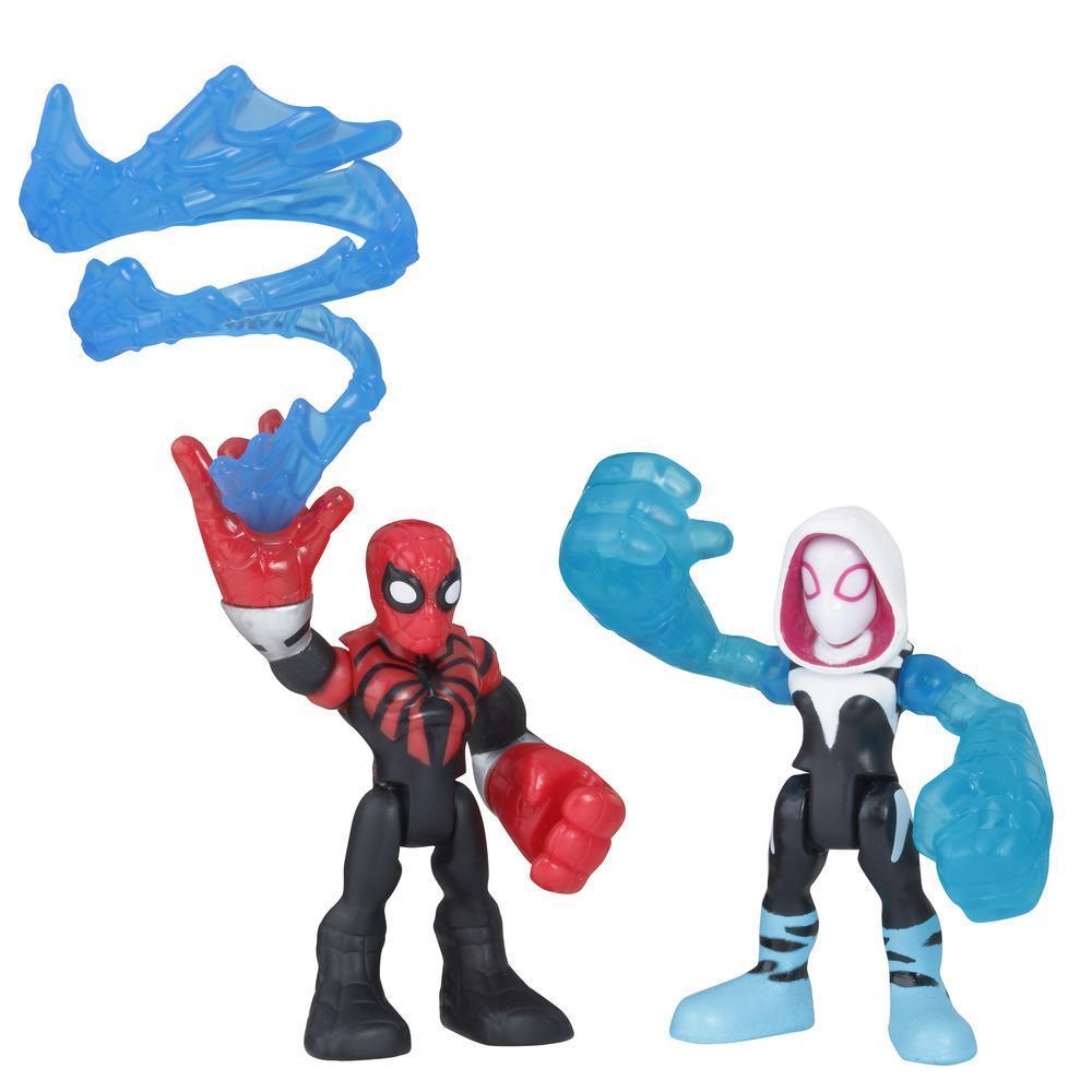Playskool Heroes Marvel Super Hero Adventures 2-Pack, Collectible 2.5-Inch Spider-Man and Spider Gwen Action Figures product thumbnail 1
