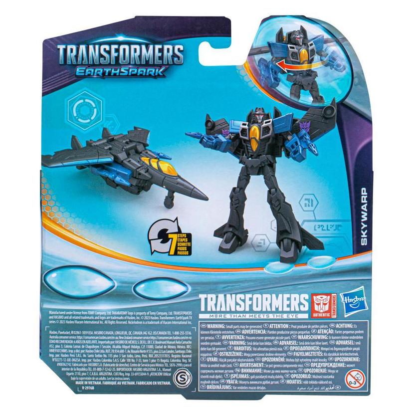 Transformers Toys EarthSpark Warrior Class Skywarp Action Figure product image 1