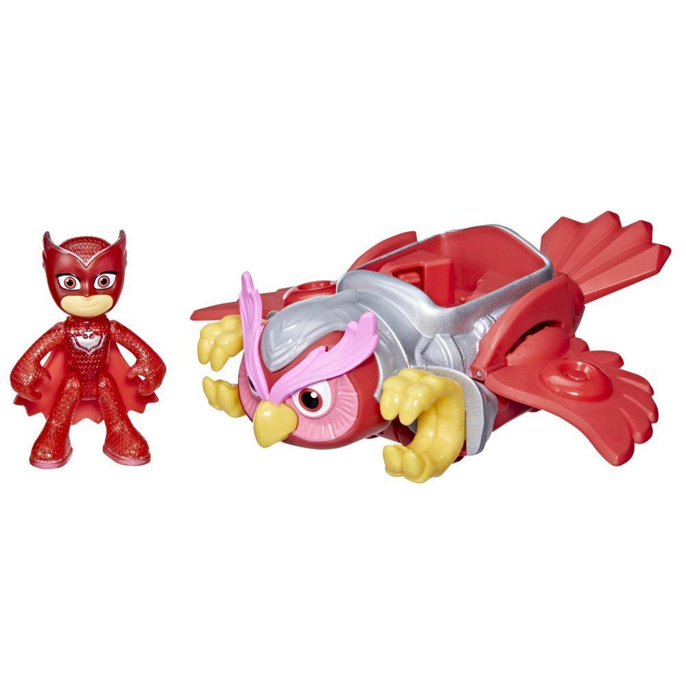 PJ Masks Animal Power Owlette Animal Rider Deluxe Vehicle Preschool Toy, Includes Owlette Action Figure, Ages 3 and Up product thumbnail 1