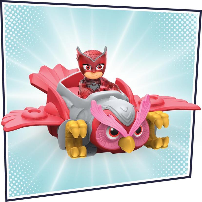 PJ Masks Animal Power Owlette Animal Rider Deluxe Vehicle Preschool Toy, Includes Owlette Action Figure, Ages 3 and Up product image 1