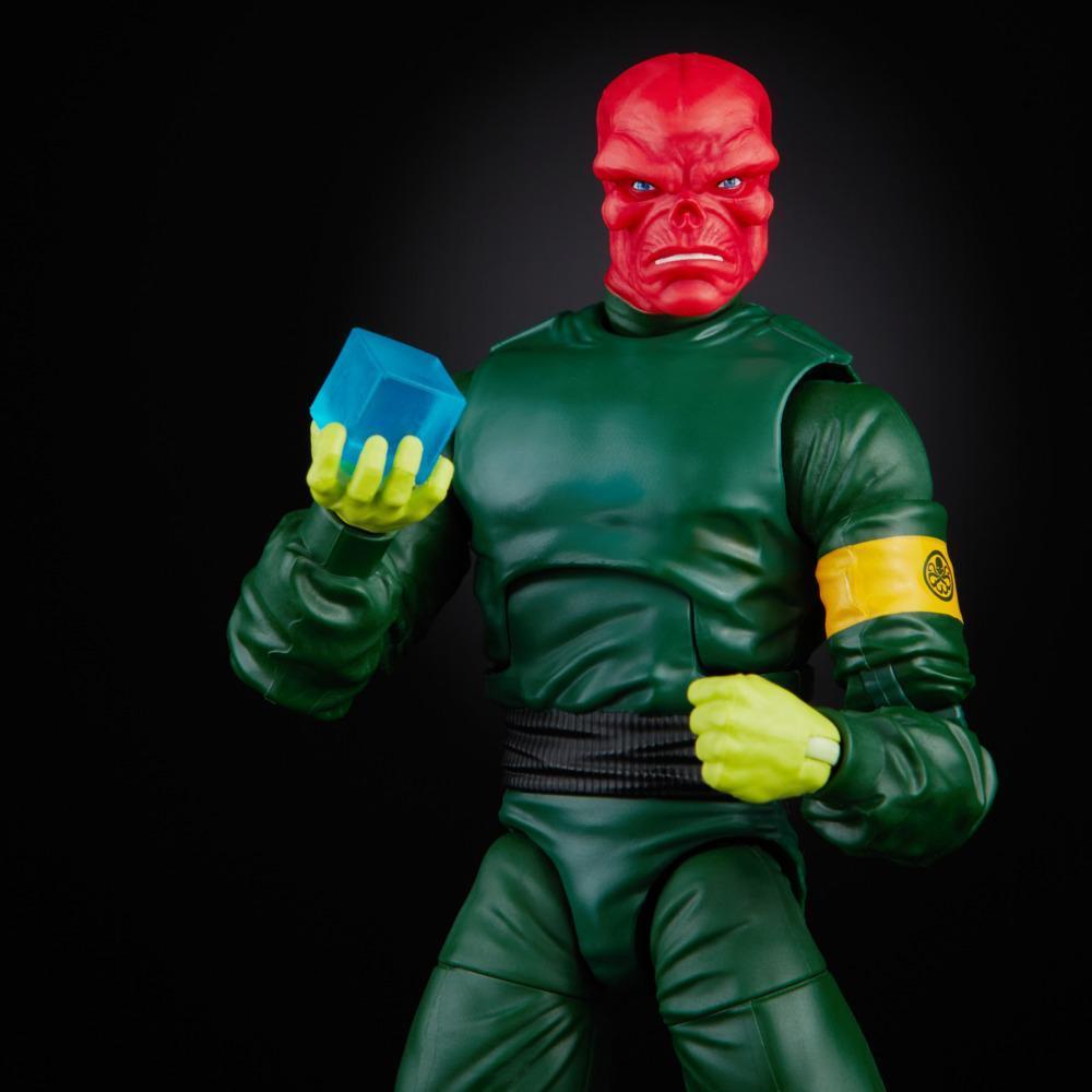 Hasbro Marvel Legends Series 6-inch Collectible Action Red Skull Figure and 7 Accessories and 1 Build-a-Figure Part, Premium Design product thumbnail 1