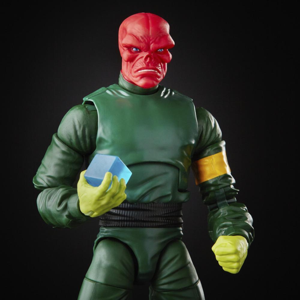 Hasbro Marvel Legends Series 6-inch Collectible Action Red Skull Figure and 7 Accessories and 1 Build-a-Figure Part, Premium Design product thumbnail 1