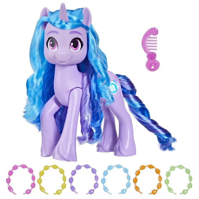 My Little Pony: Make Your Mark Toy See Your Sparkle Izzy Moonbow -- 8-Inch Pony for Kids that Sings, Speaks, Lights Up product image 1