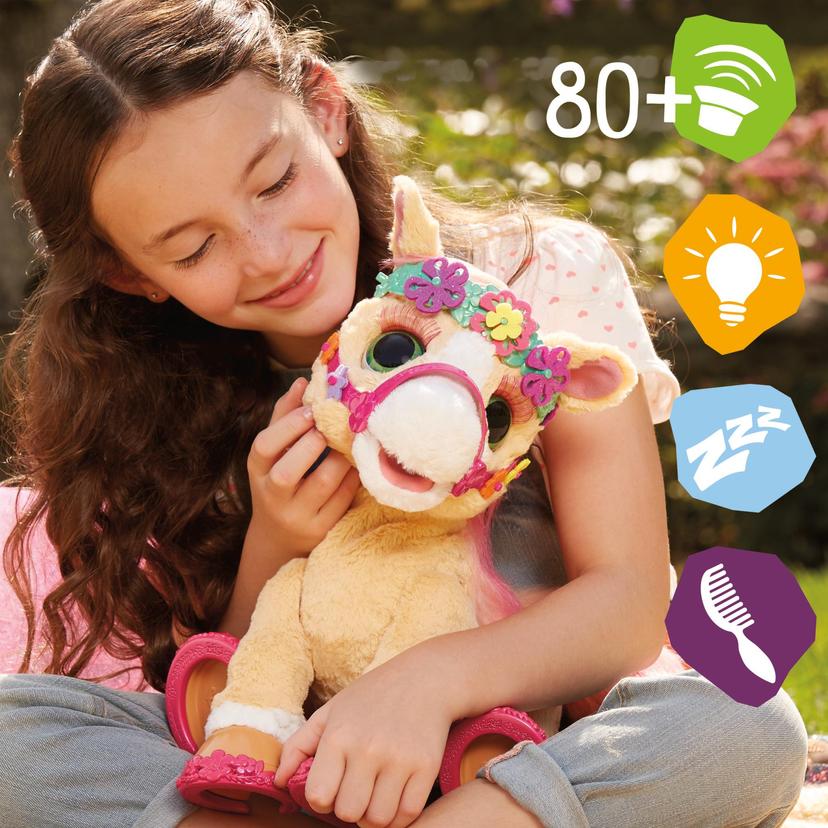 furReal Cinnamon, My Stylin’ Pony Toy; 14-Inch Electronic Pet, 80+ Sounds and Reactions; 26 Accessories; Ages 4 and Up product image 1