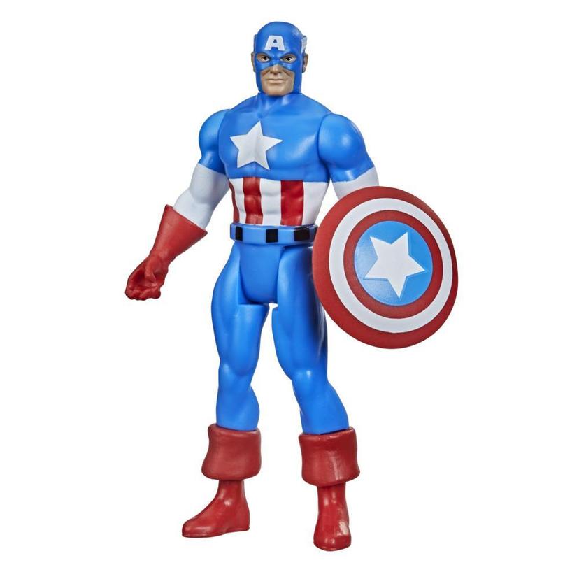 Hasbro Marvel Legends Series 3.75-inch Retro 375 Collection Captain America Action Figure Toy product image 1