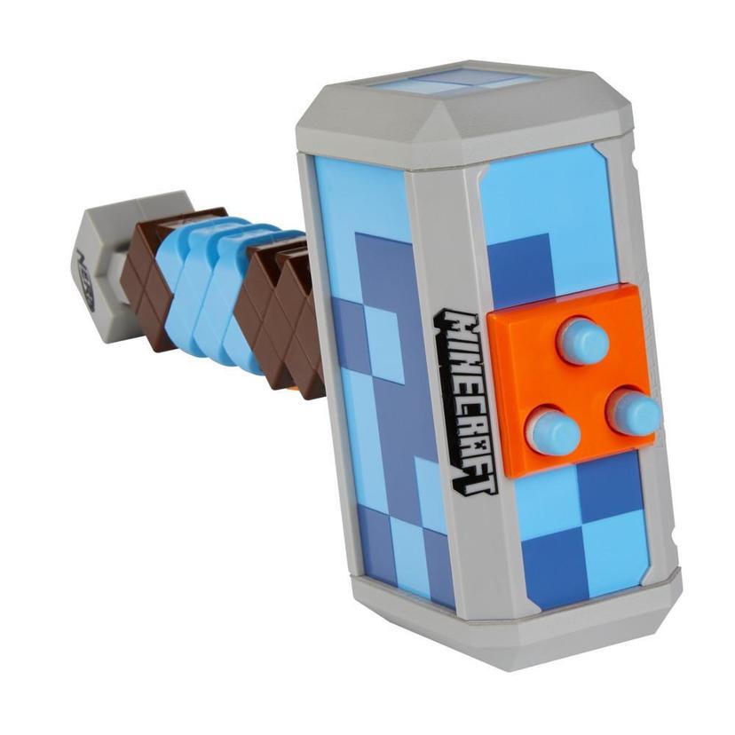 Nerf Minecraft Stormlander Dart-Blasting Hammer, Fires 3 Darts, Includes 3 Nerf Elite Darts, Pull-Back Priming Handle product image 1