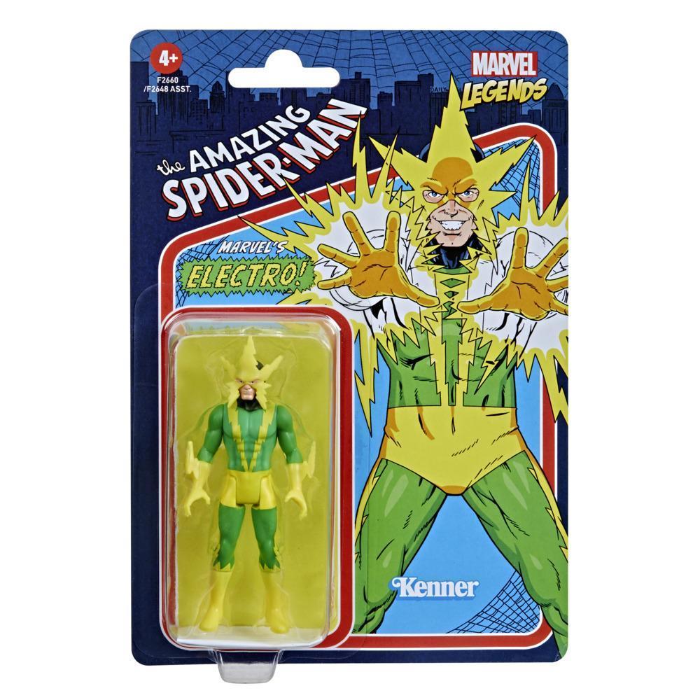 Hasbro Marvel Legends 3.75-inch Retro 375 Collection Electro Action Figure Toy product thumbnail 1