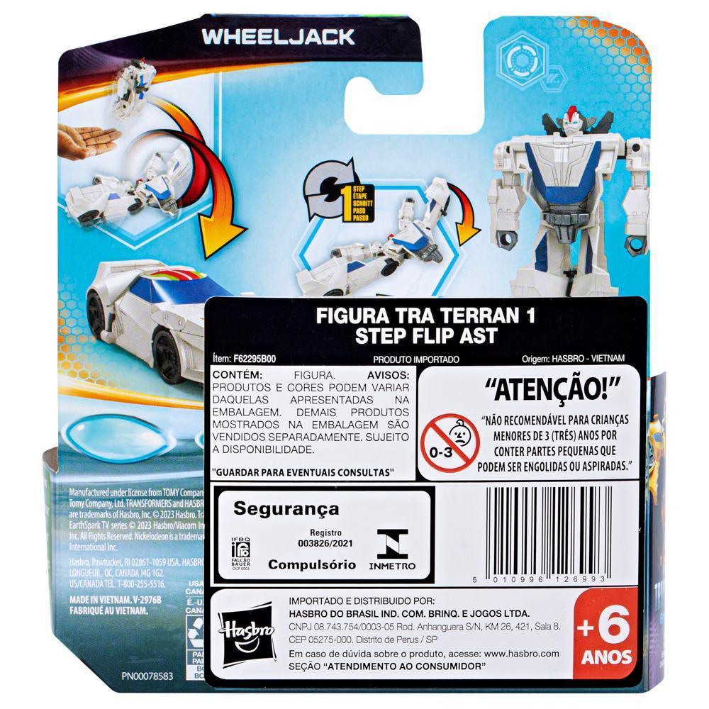 Transformers Toys EarthSpark 1-Step Flip Changer Wheeljack Action Figure product thumbnail 1
