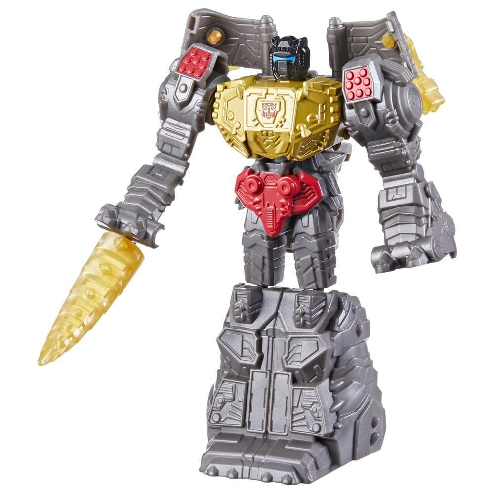 Transformers Toys Authentics Bravo Grimlock, Action Figures