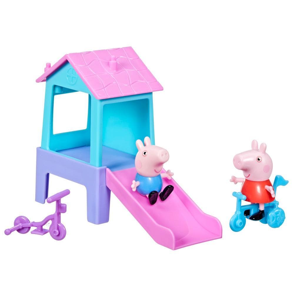 Peppa Pig Toys Peppa's Park Fun Playset with Figures, Preschool