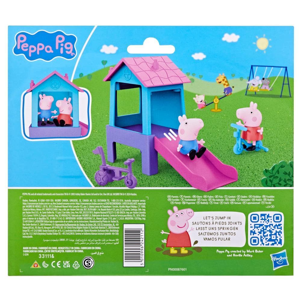 Peppa Pig Toys Peppa's Park Fun Playset with Figures, Preschool