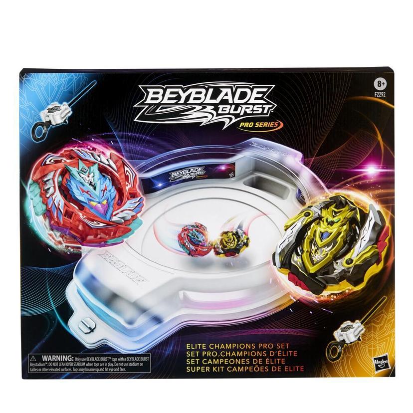 BEYBLADE Burst Pro Series Evo Elite Champions Pro Set - Complete Battle  Game Set with Beystadium, 2 Battling Top Toys and 2 Launchers