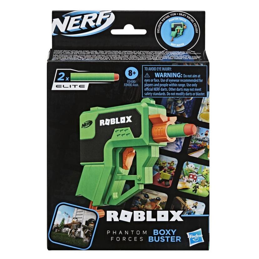 Nerf Roblox Mad City: Plasma Ray Dart Blaster, Priming Handle, 2