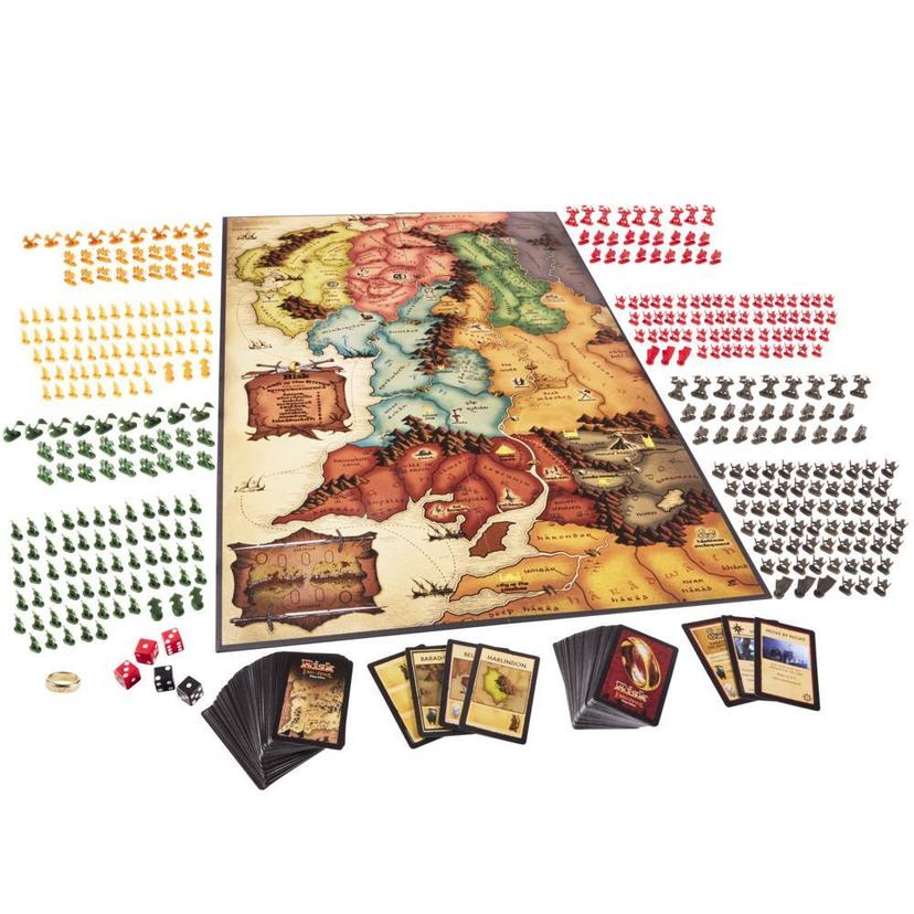 Risk: The Lord of the Rings Trilogy Edition, Strategy Board Game for Ages 10 and Up, for 2-4 Players product image 1