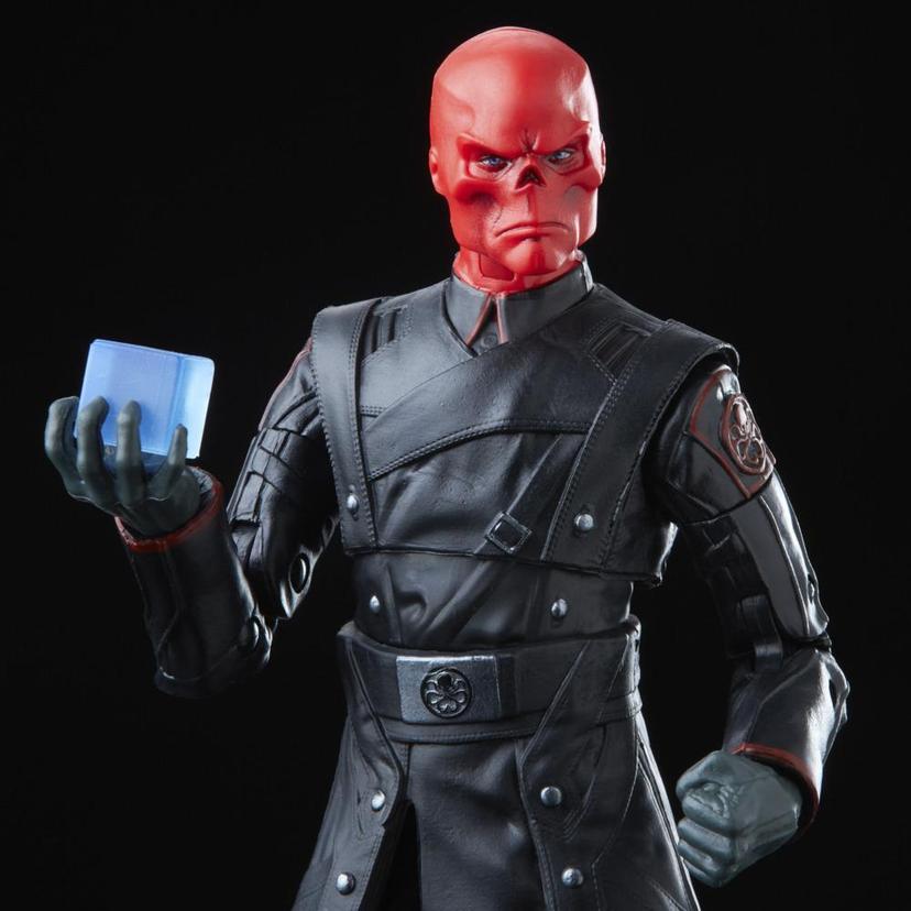 Marvel Series MCU Disney Red Skull Marvel Action Figure, 1 Accessory and 1 Build-A-Figure Part -