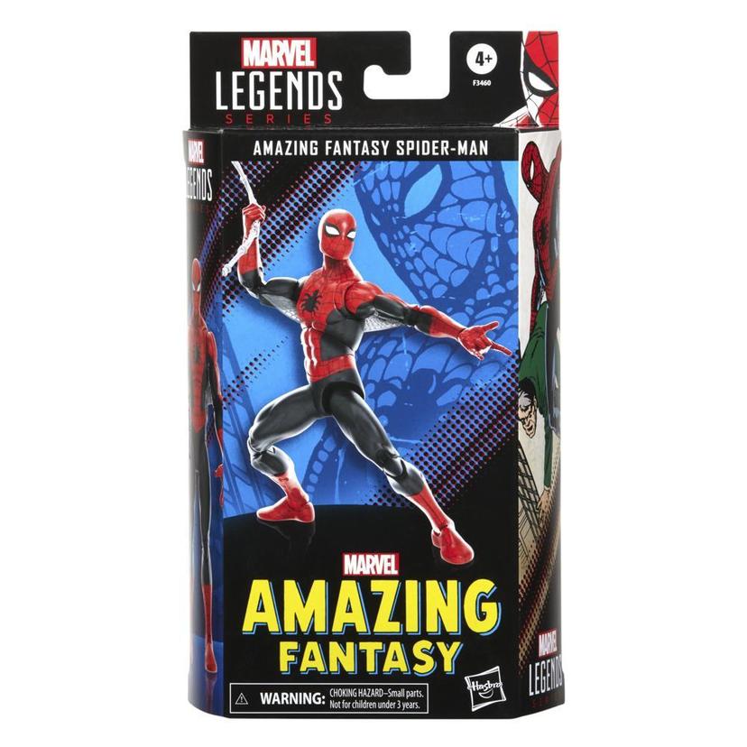 Marvel Legends Series Spider-Man 60th Anniversary Amazing Fantasy Spider-Man  6-Inch Action Figures, 9 Accessories - Marvel