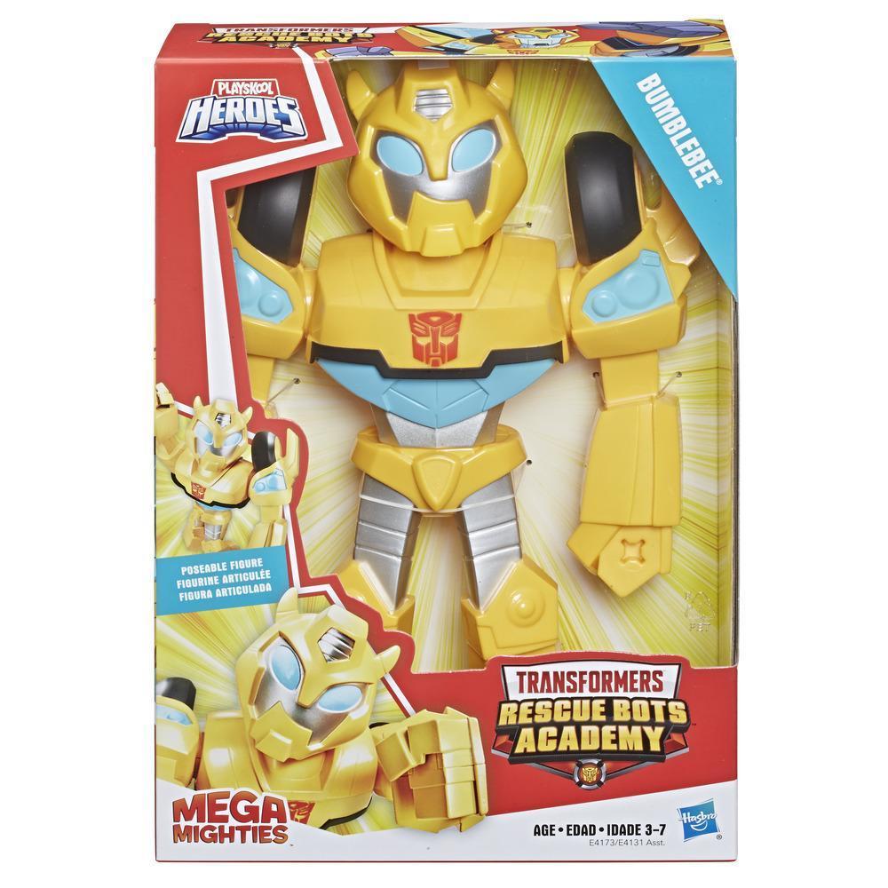 Playskool Heroes Transformers Rescue Bots Academy Mega Mighties Bumblebee Collectible 10-Inch Robot Action Figure, Toys for Kids Ages 3 and Up product thumbnail 1