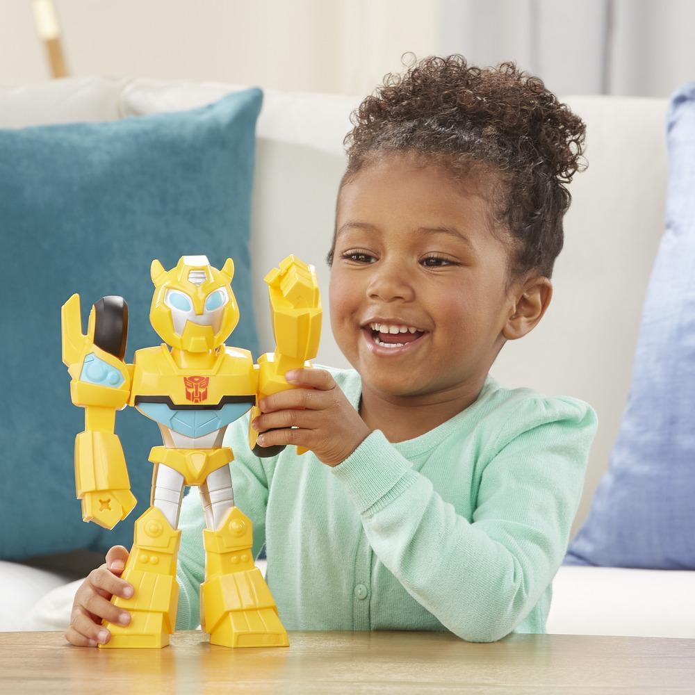 Playskool Heroes Transformers Rescue Bots Academy Mega Mighties Bumblebee Collectible 10-Inch Robot Action Figure, Toys for Kids Ages 3 and Up product thumbnail 1