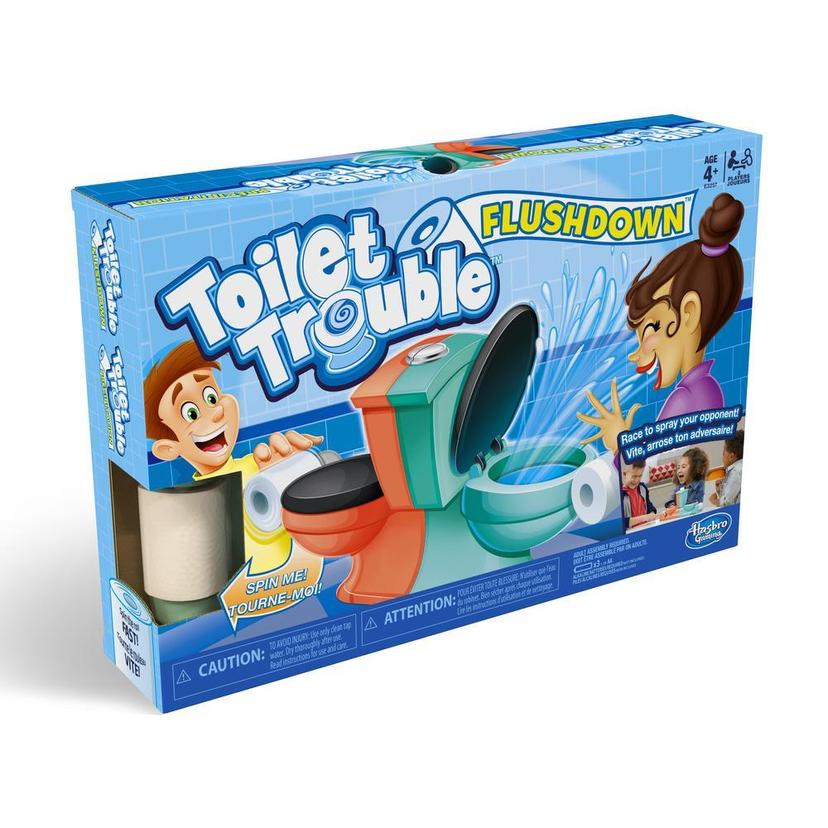 Toilet Trouble Flushdown Kids Game Water Spray Ages 4+ product image 1