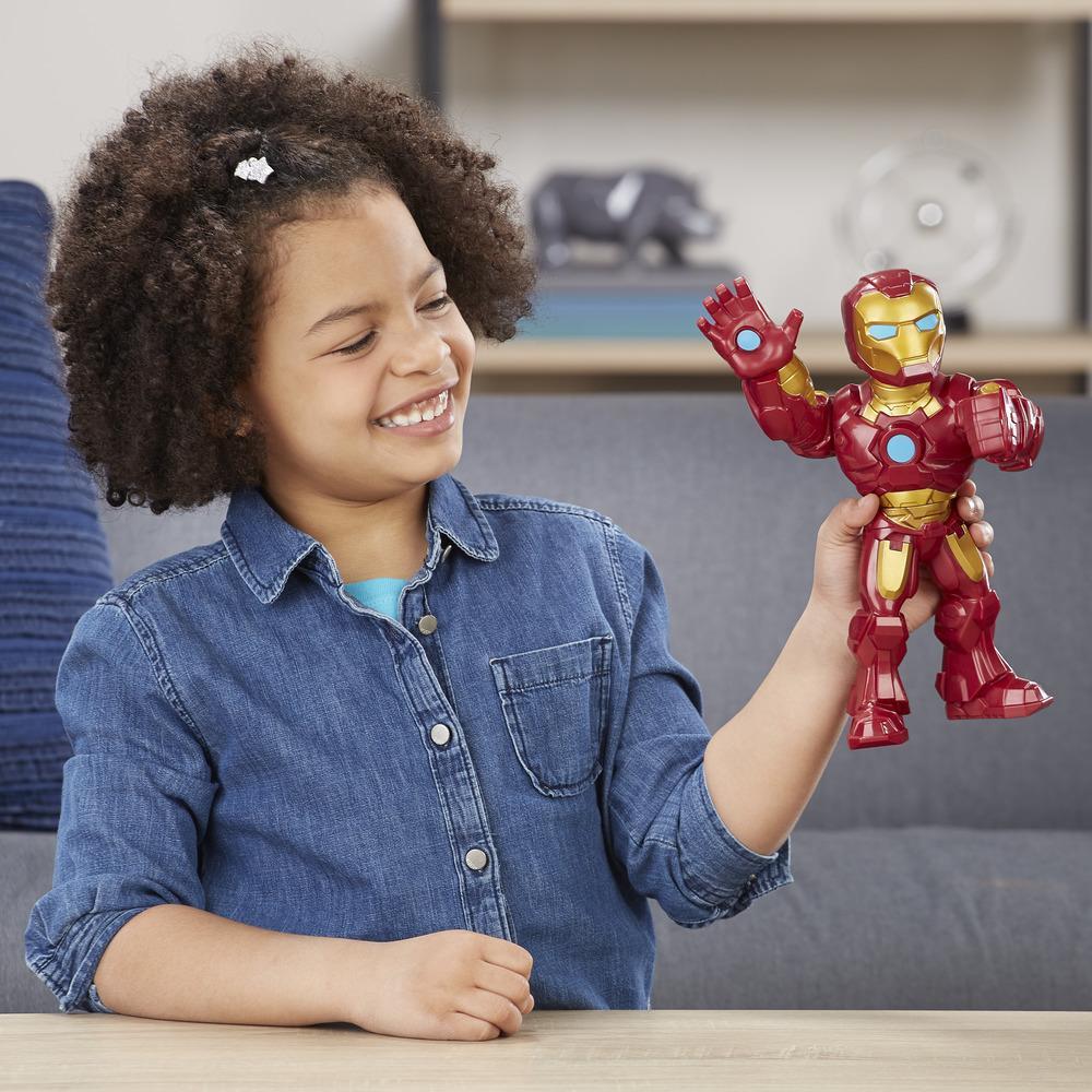 Playskool Heroes Marvel Super Hero Adventures Mega Mighties - Figurine Iron Man de 25 cm, jouets pour enfants à partir de 3 ans product thumbnail 1