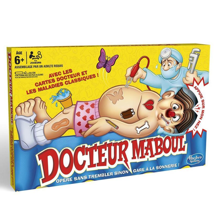 Docteur Maboul classique, jeu de plateau électronique avec cartes, jeu d'intérieur pour enfants à partir de 6 ans product image 1