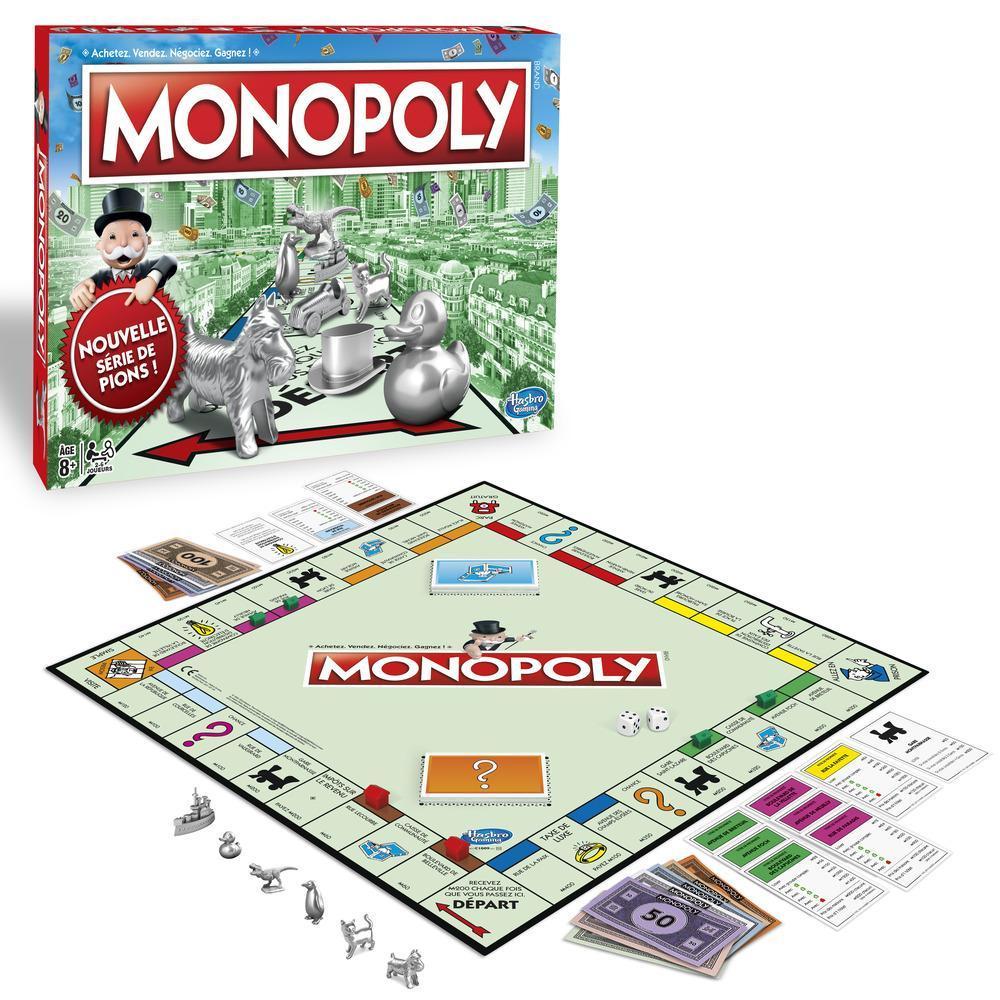 Monopoly, jeu de plateau classique pour la famille et les enfants, pour 2 à 6 joueurs, à partir de 8 ans product thumbnail 1